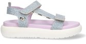 MEXX Kids XX825400-527 Meisjes Platte Sandalen - Blauw/Paars - Leer - Klittenband