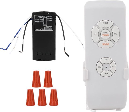 Universele plafondventilator Afstandsbedieningsset Ventilatorverlichting Afstandsbediening Draadloze slimme timing en snelheid Afstandsbediening zonder hub en applicatiecontrole