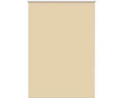 vidaXL - Rolgordijn - verduisterend - 110x150 - cm - stofbreedte - 105,7 - cm - beige