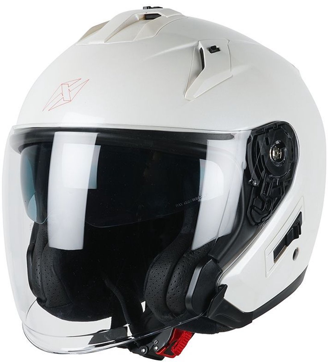 Motor Jet Helm SODDY Wit M van MOTOBLOUZ