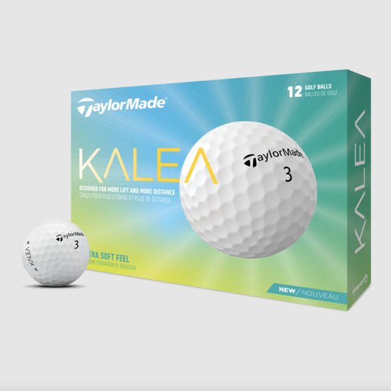 TaylorMade Kalea Ladies Golfballen 2022 - Wit - 12 stuks van TaylorMade — afbeelding 2