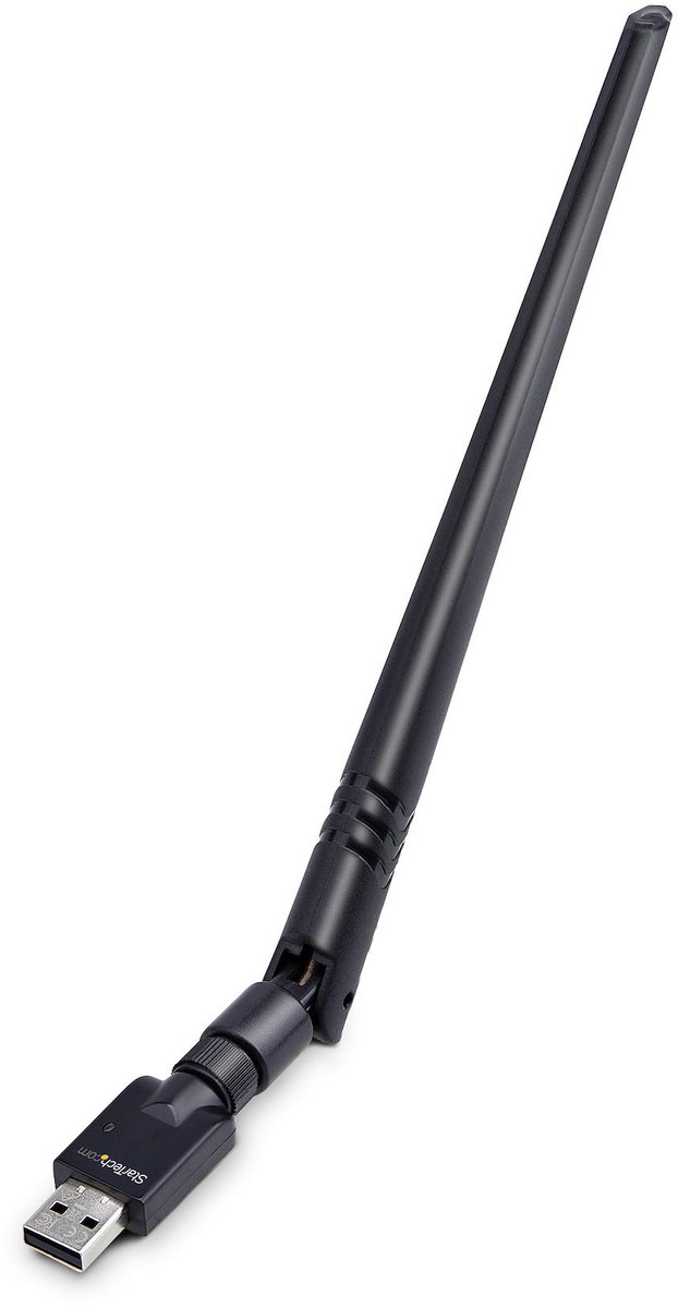 StarTech.com USB Bluetooth 5.3 Adapter voor PC/Laptop, Class 1, USB Bluetooth Dongle, Connectiviteit over grote afstanden voor toetsenbord, muis, audiostreaming en PAN-netwerken, Windows/Linux