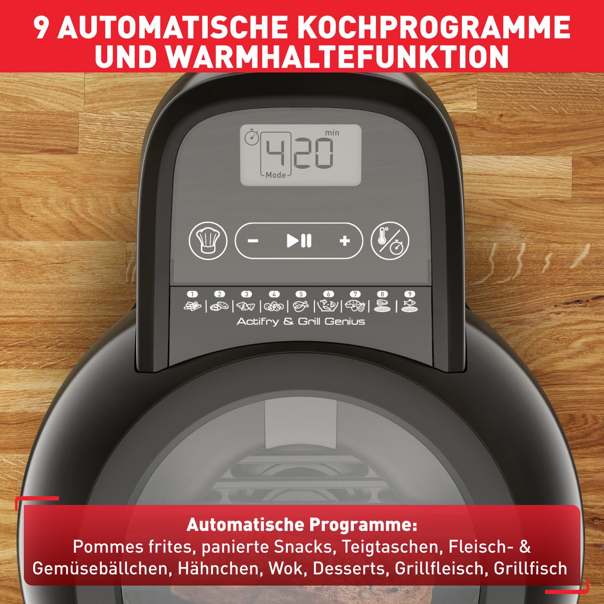 Tefal ActiFry Genius Airfryer met Dubbele Lade - afbeelding 3