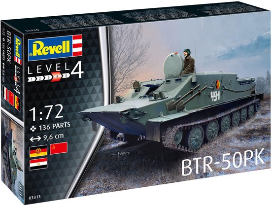 Foto: 1 72 revell 03313 btr 50pk transport tank plastic modelbouwpakket