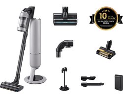 Draadloze steelstofzuiger - SAMSUNG BESPOKE AI Jet lite pet VS80F28ELP - 770 W - 280 AW - 60 min - 0,5 L - 86 dB - Grijs