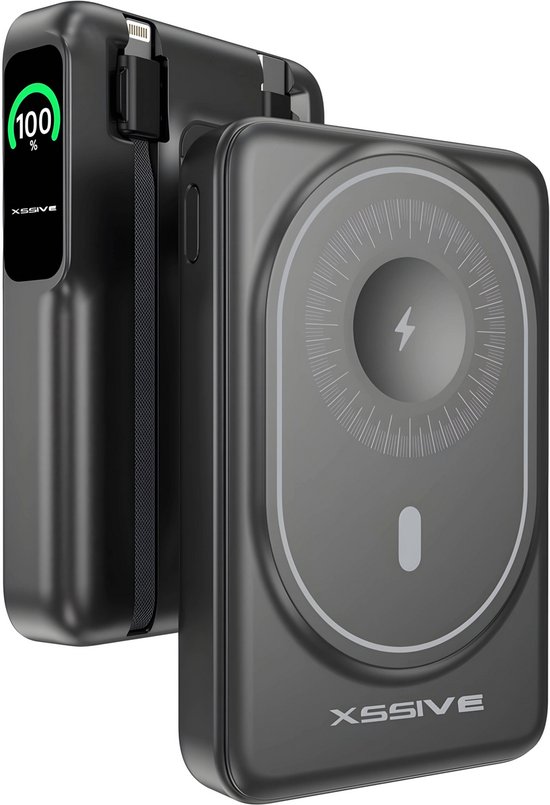 Xssive PB43 Powerbank met OLED Display - 10000 mAh - Xssive - €39,99