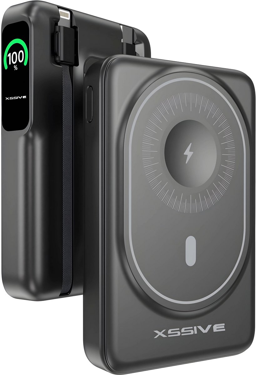 Xssive PB43 Powerbank met OLED Display - 10000 mAh - Xssive - €39,99