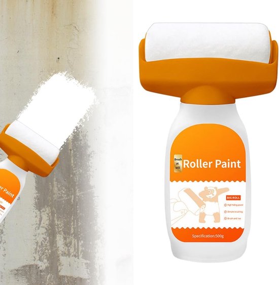 Wandreparatie Roller Paint, 2-in-1 verf retoucheerroller 500g
