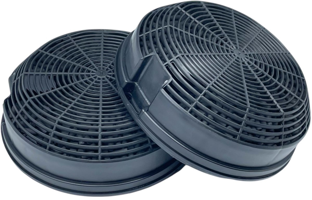 Fixem® Koolstoffilter geschikt voor Whirlpool AMC023, 484000008784, 482000015454 - Afzuigkap filter - Kool filter Rond - 152 x 50mm - 2 stuks