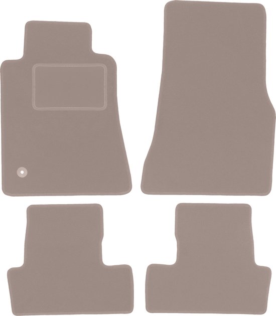 BASIC schwarze Veloursmatten für: Ford Fiesta MK7 Fließheck (2008-2011