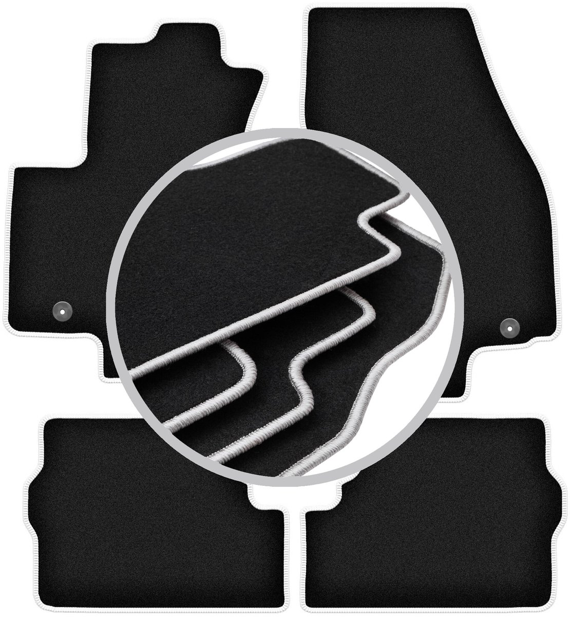 CARLUX-SILVER automatten voor: Opel Zafira A minivan (1999-2005)