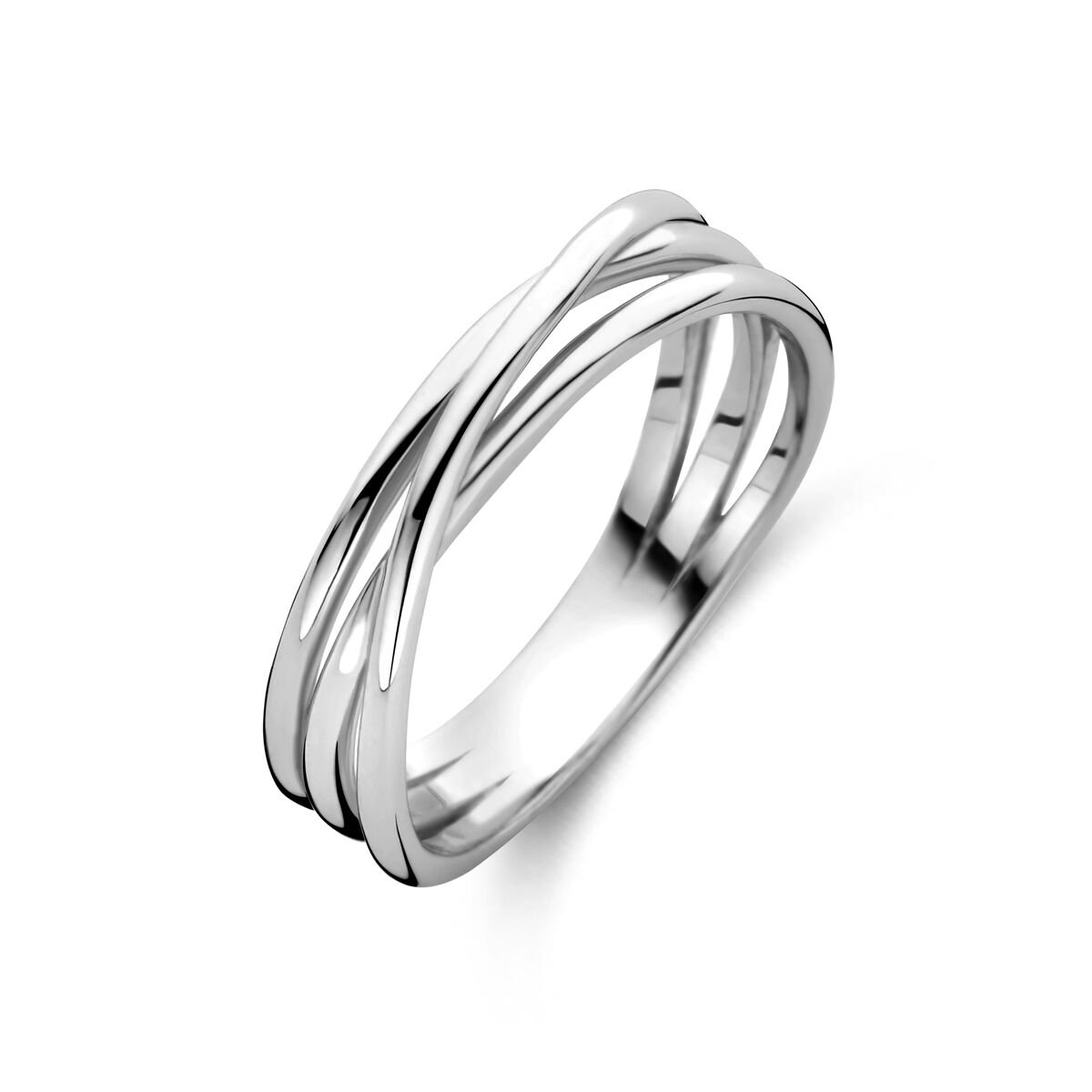 Zilveren Gerhodineerde Ring 1341099
