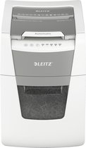 Bol.com Leitz IQ Autofeed 100 Stille Papierversnipperaar P-4 Snippers voor Thuis/Thuiswerkplek - Invoer tot 100 A4 Vellen - Wit aanbieding