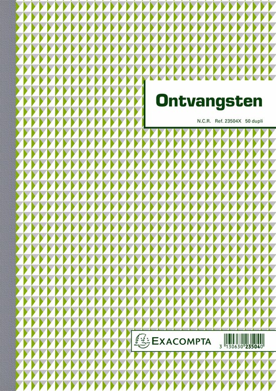 Exacompta Kasboek Manifold ontvangsten dupli 50 vel