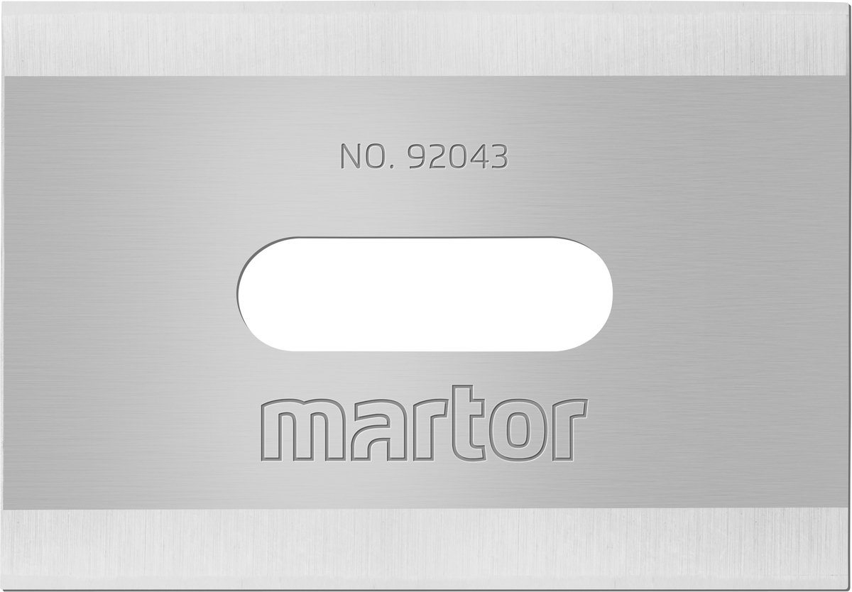 Reservemes Martor rechthoekig nr. 92043 10 stuks