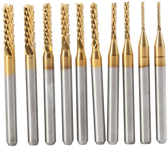 Nimoa End Mill, Titanium Coat Wolfraam Carbide Einde Molen Graveren