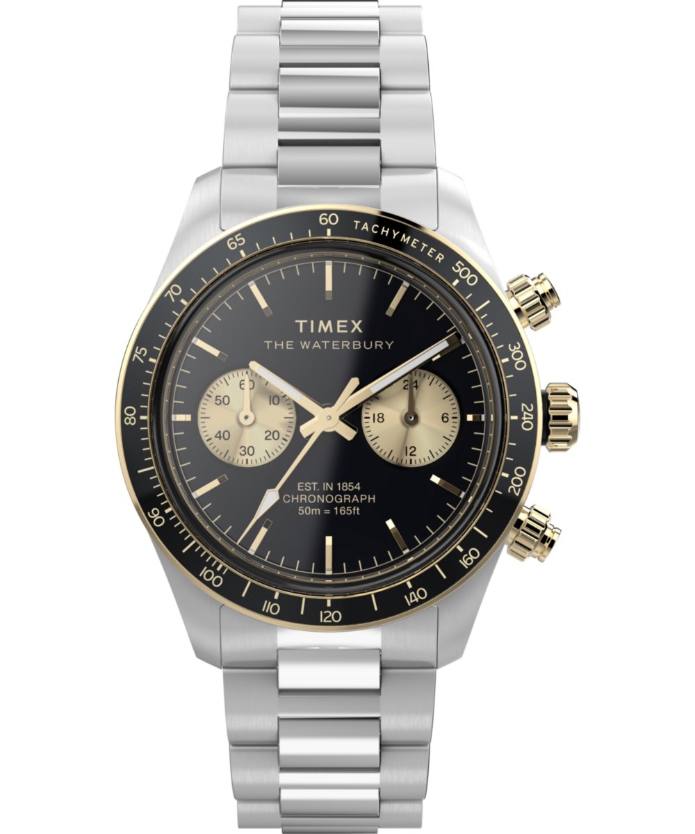 Timex Waterbury Heritage TW2Y24000 Horloge - Staal - Zilverkleurig - Ø 39 mm
