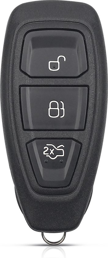 XEOD Autosleutelbehuizing - sleutelbehuizing auto - sleutel - Autosleutel Geschikt voor: Ford 3 knops keyless sleutel