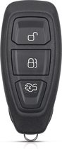 XEOD Autosleutelbehuizing - sleutelbehuizing auto - sleutel - Autosleutel Geschikt voor: Ford 3 knops keyless sleutel