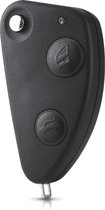 XEOD Autosleutelbehuizing - sleutelbehuizing auto - sleutel - Autosleutel / Geschikt voor: Alfa Romeo 156 2 knops