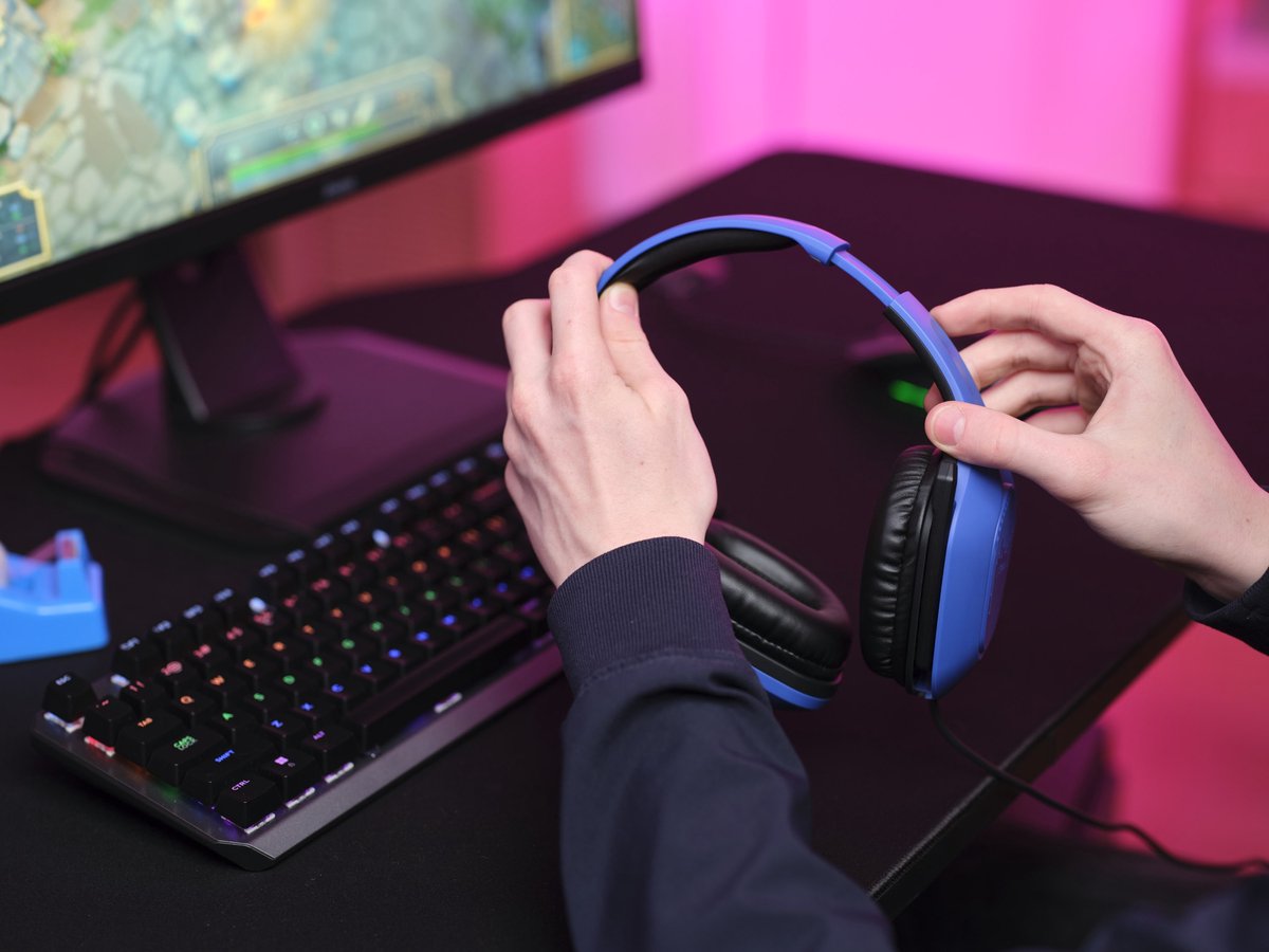 Trust GXT 415B Zirox - blauw, bedraad en licht thumbnail 5