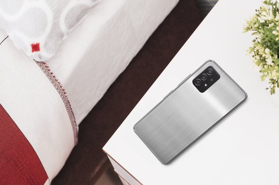 Coque Samsung Galaxy A33 5G - Impression métallique - Argent - Grijs - Coque en Siliconen -