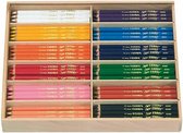 Crayons de couleur Super Ferby 1, couleurs assorties, L: 18 cm, remplissage 6,25 mm, 12x12 pièces/ 1 boîte