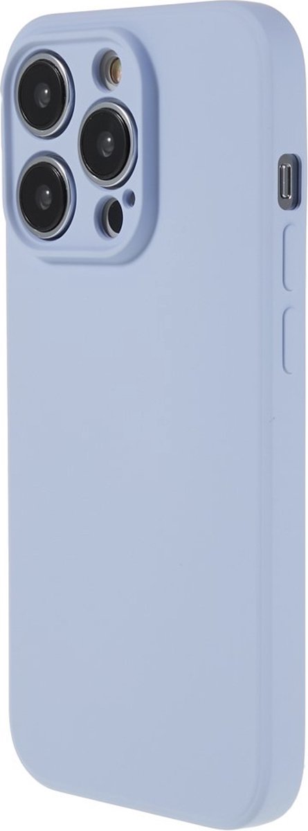 Coverup Hoesje - Geschikt voor iPhone 14 Pro Hoesje - Coverup Colour TPU Back Cover - Lavendel Grijs
