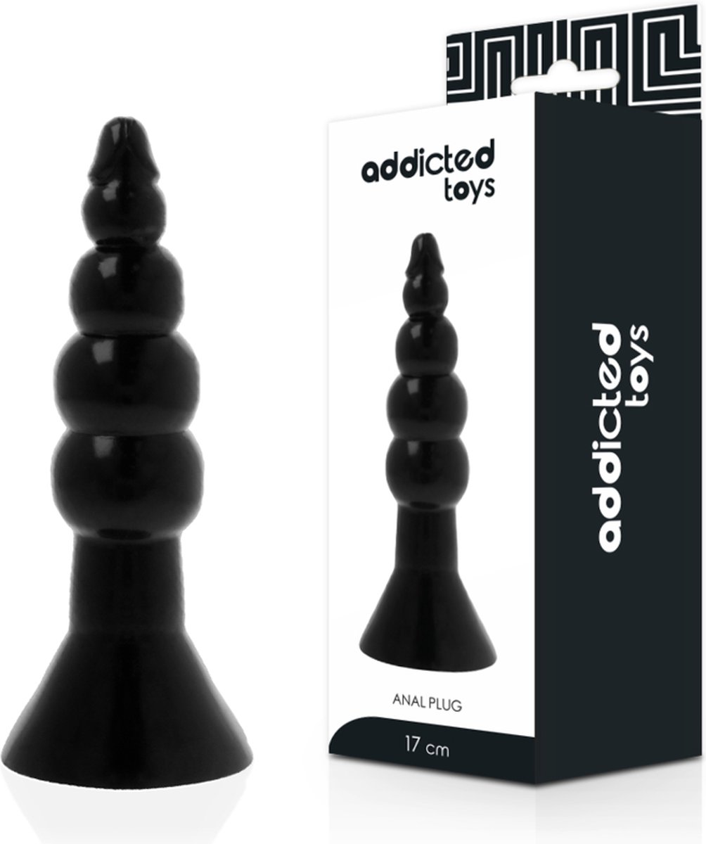 Goedkoopste ADDICTED TOYS | Addicted Toys Anal Plug 17cm Black | Buttplug | Sex Toy for Couple | Sex Toy for Man | Sex Toy for Woman