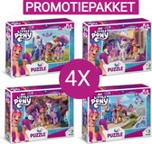 PACK PROMOTION 4 x Puzzle My Little Pony 5+ - 60 pièces - 32x23 cm - Jouets My Little Pony 4-5-6 ans - Puzzle enfant 5 ans
