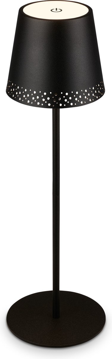 Lampe de table câble noir boule de 1,5 m en tiges métalliques