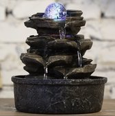 Fontaine de Chambre Nature Little Rock (23cm) | Fontaine d'intérieur | Ornement d'eau | incl. Siècle des Lumières LED | Boutique en ligne Feng shui