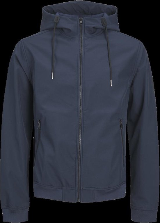 JACK&JONES JJEBASIC SOFTSHELL HOOD NOOS Heren Jas - Maat S
