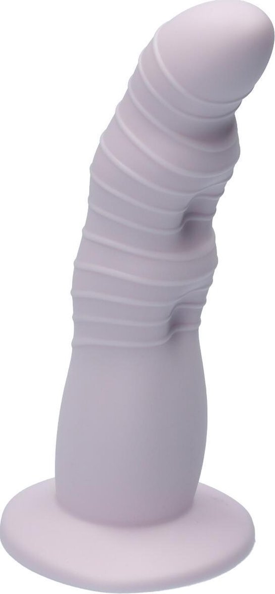 Goedkoopste Ylva & Dite - Rhea - Siliconen Dildo met zuignap - Made in Holland - Pastel Violet