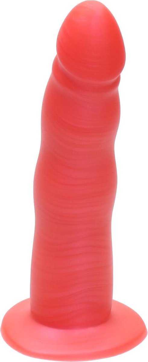 Goedkoopste Ylva & Dite - Anteros - Realistische Siliconen dildo met zuignap - Voor mannen, vrouwen of samen - Handgemaakt in Holland - Bright Red