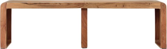 Banc vidaXL - 160 x 38 x 45 cm - Bois d'acacia Massief - Banc rustique - Banc Vintage - Banc industriel