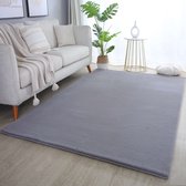Flycarpets Tapis Moelleux à Poils Longs Teresa - Grijs - 240x340 cm