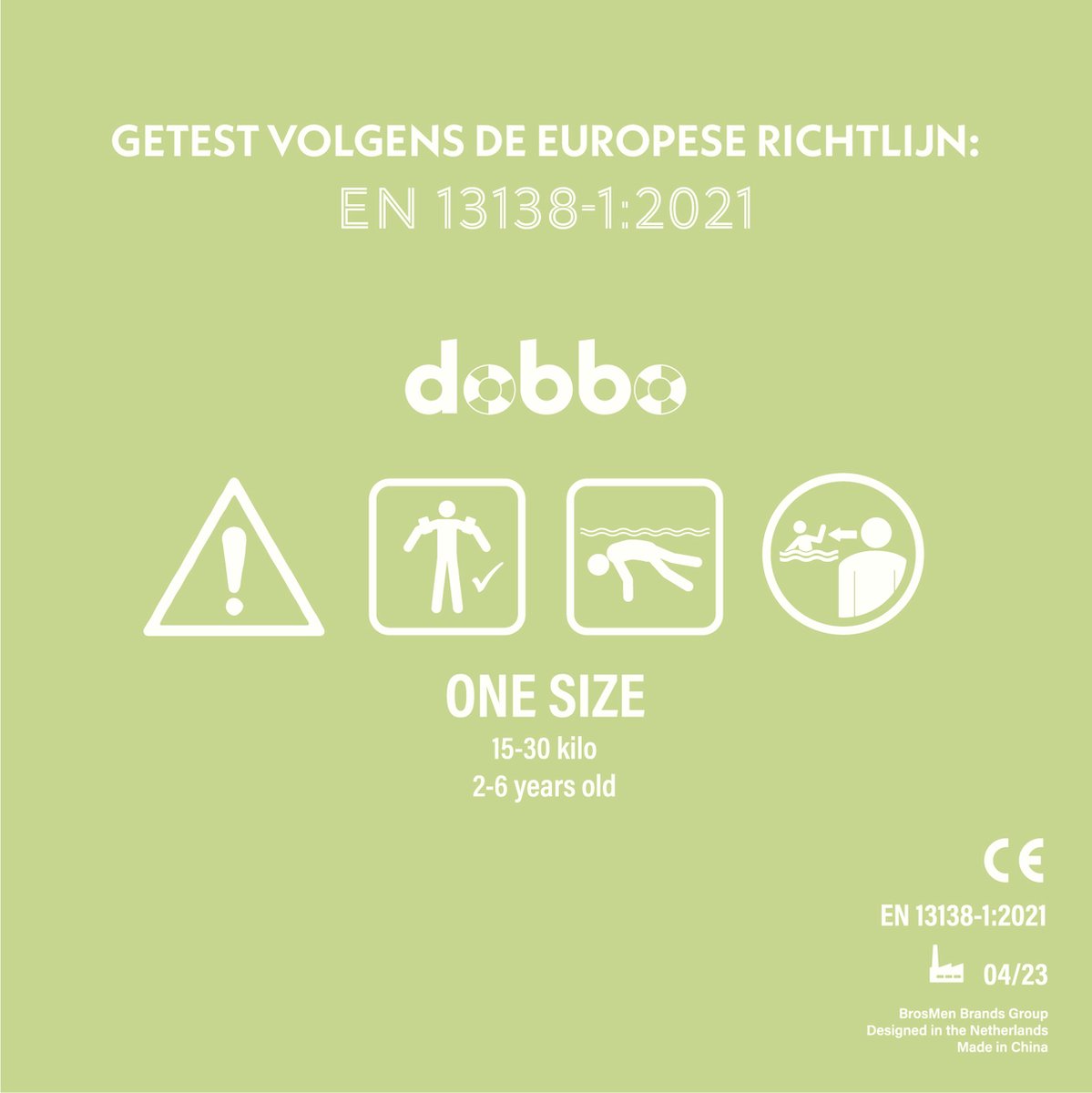 DOBBO Kyan de Koala - Puddle Jumper - Zwembandjes - Zwemvest - Zwemvleugels - voor Kind van 2 tot 6 jaar - 15 tot 30kg - Grijs — afbeelding 11