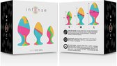 INTENSE ANAL TOYS | Intense - Silicone Plug Set Multicolored | Buttplug Set of 3 | Anal Plug | Sex Toy for Woman | Sex Toy for Man | Sex Toy for Couple