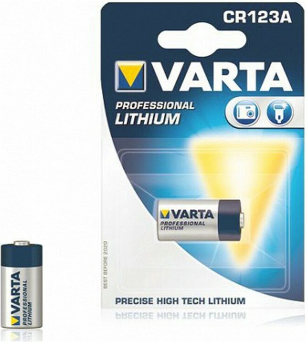 10x Varta Foto / CR123A Lithium Batterij