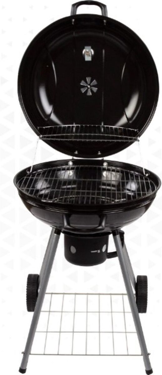 Kolenbarbecue met wielen Aktive Zwart 57 x 86 x 57 cm van Merkloos — afbeelding 4