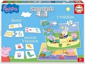 Educatief Spel Peppa Pig SuperPack 4 in 1 Educa