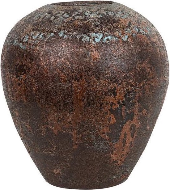 Beliani NIDA - Vase décoratif - Koper - Céramique