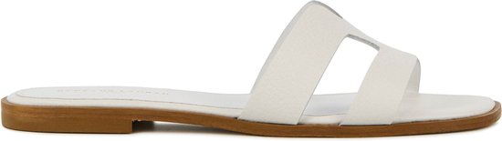 Stefano Lauran Slippers / Slides Dames - S3116. - Wit - Maat 40
