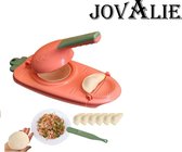 Dumpling Maker 2-in-1 - Ravioli Maker -Pastei Maker - Empanade Maker - Knoedelvorm - Roze - Pakket