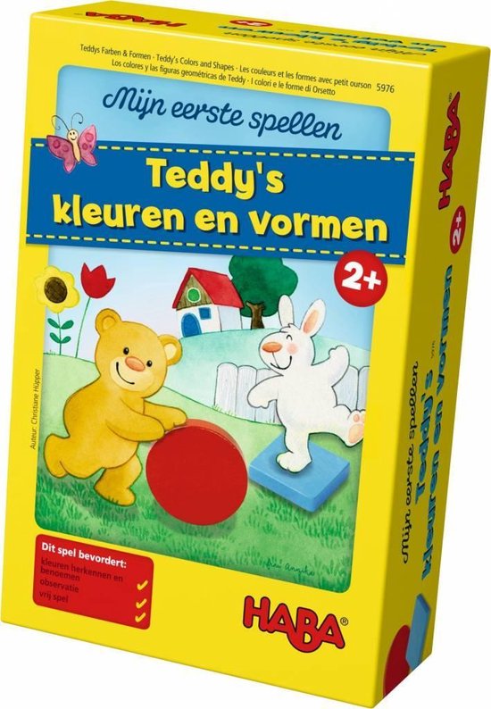 identificatie Aardappelen Passend Haba Spel Spelletjes vanaf 2 jaar Teddy's kleuren en vormen | Games |  bol.com