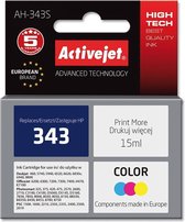 Activejet Inkt cartridges / Alternatief voor HP nr 343 (C8766EE) Kleur