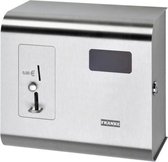 Coin-operated controller shower duration for one token is selectable from Franke