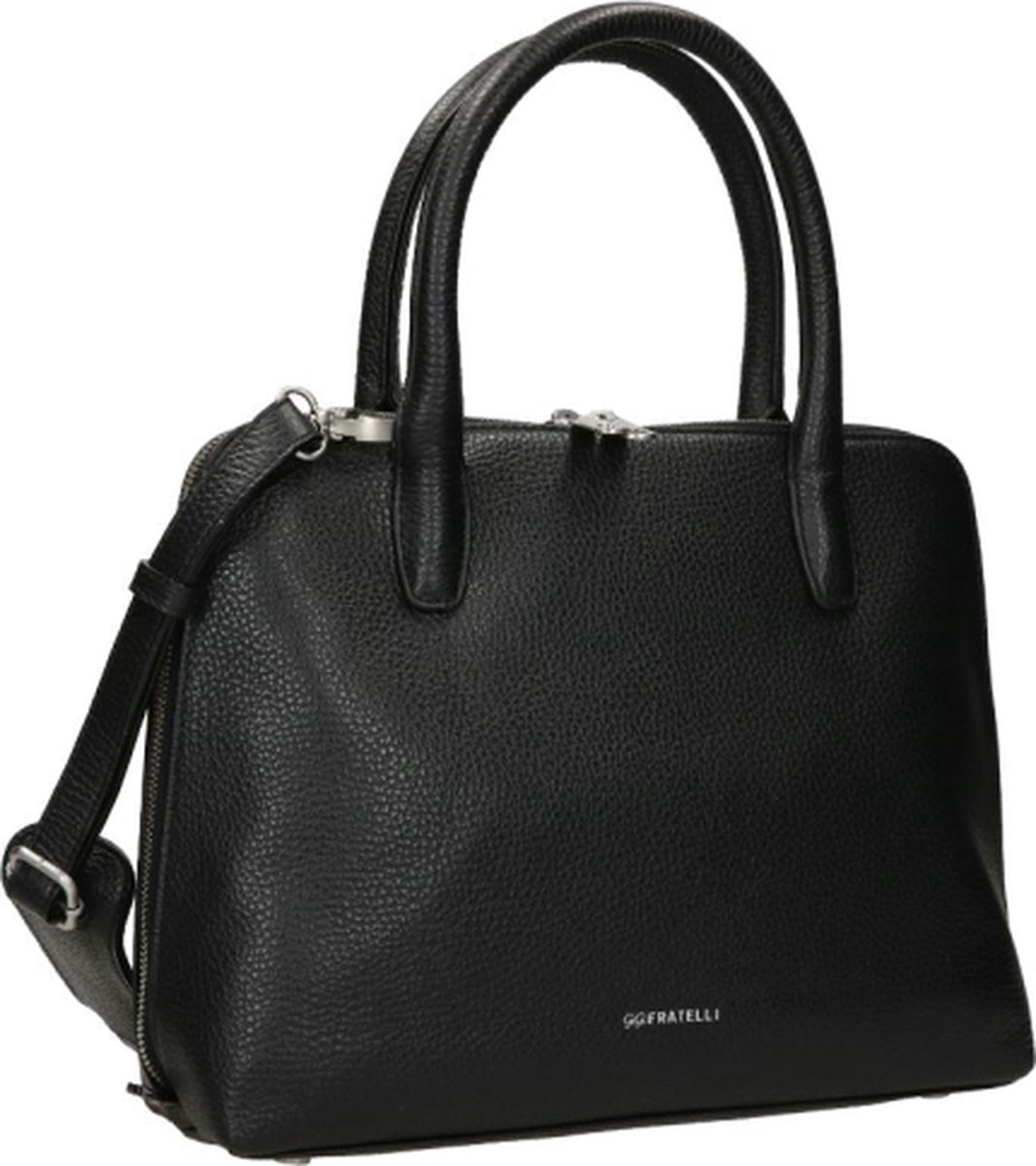 Gigi Fratelli Medium Handtas / Crossbodytas Dames - Leer - Romance - Zwart