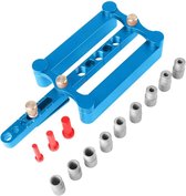 Jig Pocket Hole Kit Compleet Deuvelsysteem met bijpassende pinnen en Bits Gratis Classic Clamp Pack voor Beginners